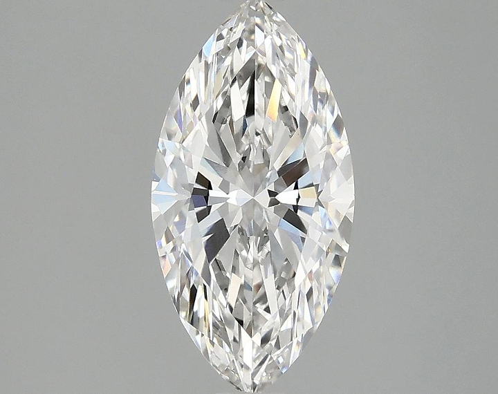 1.47 Carat Marquise Shaped Ideal Cut VVS2 IGI Certified Lab Grown Diamond