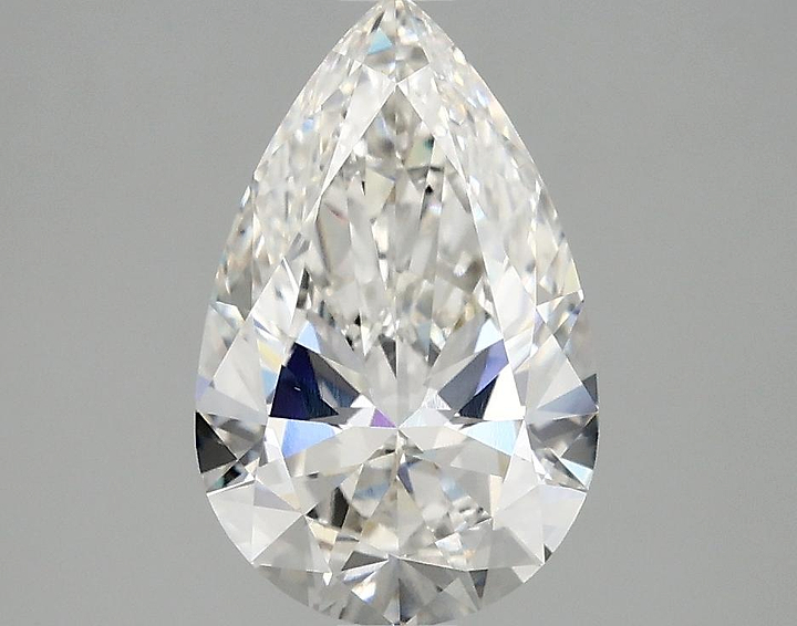 2.0 Carat Pear Shaped Ideal Cut VVS2 IGI Certified Lab Grown Diamond