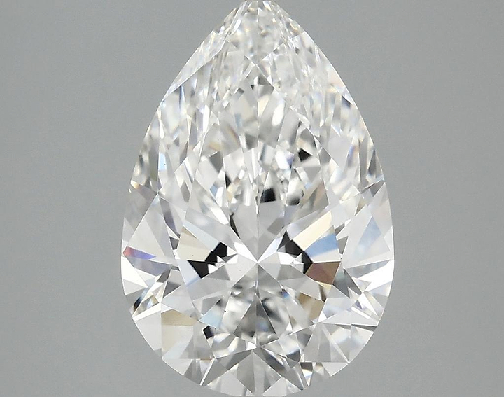 3.08 Carat Pear Shaped Excellent Cut VS1 IGI Certified Lab Grown Diamond
