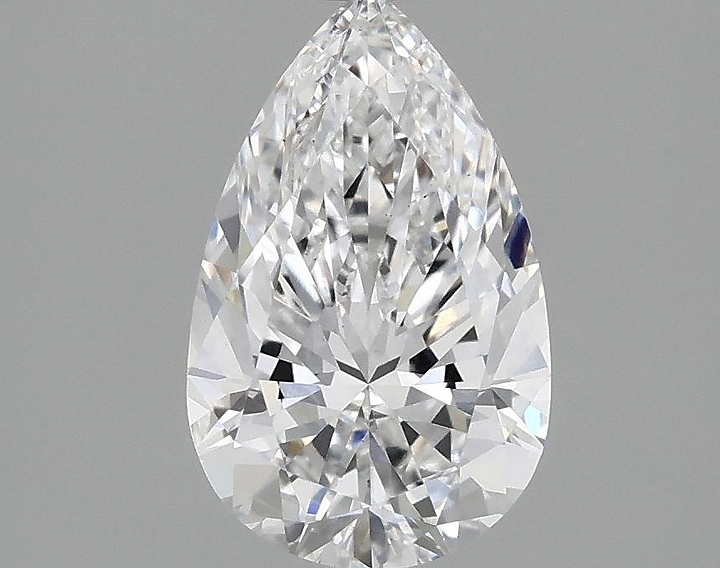 1.54 Carat Pear Shaped Ideal Cut VS1 IGI Certified Lab Grown Diamond