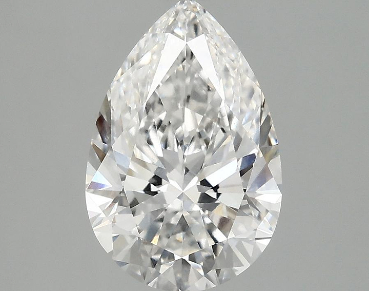 2.05 Carat Pear Shaped Excellent Cut VVS2 IGI Certified Lab Grown Diamond