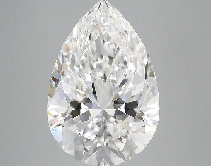 6.98 Carat Pear Shaped Excellent Cut VVS2 IGI Certified Lab Grown Diamond