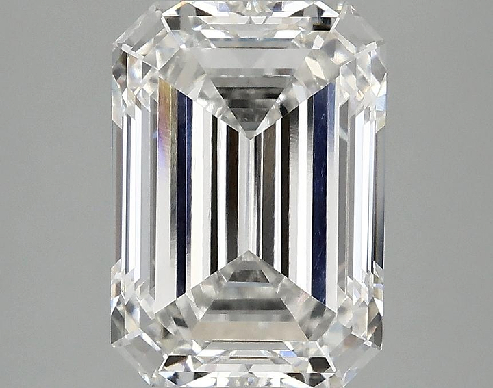 3.15 Carat Emerald Shaped Ideal Cut VS1 IGI Certified Lab Grown Diamond