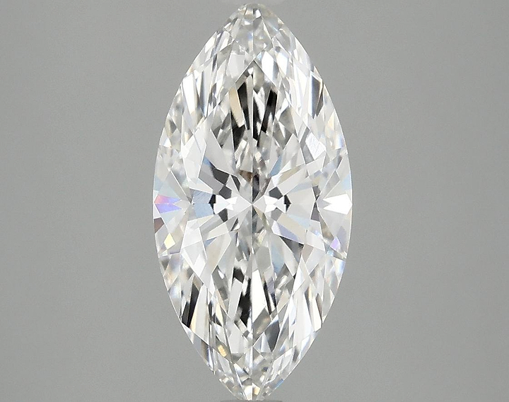 2.02 Carat Marquise Shaped Excellent Cut VVS2 IGI Certified Lab Grown Diamond