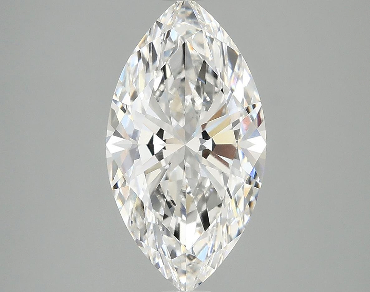 3.02 Carat Marquise Shaped Excellent Cut VVS2 IGI Certified Lab Grown Diamond