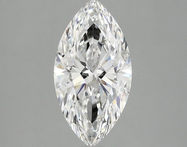 2.01 Carat Marquise Shaped Ideal Cut VS1 IGI Certified Lab Grown Diamond
