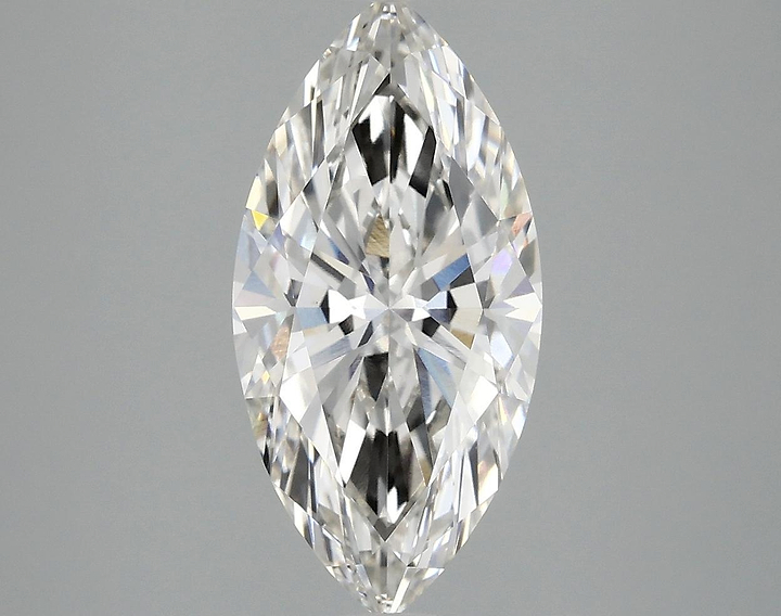 2.57 Carat Marquise Shaped Ideal Cut VVS2 IGI Certified Lab Grown Diamond