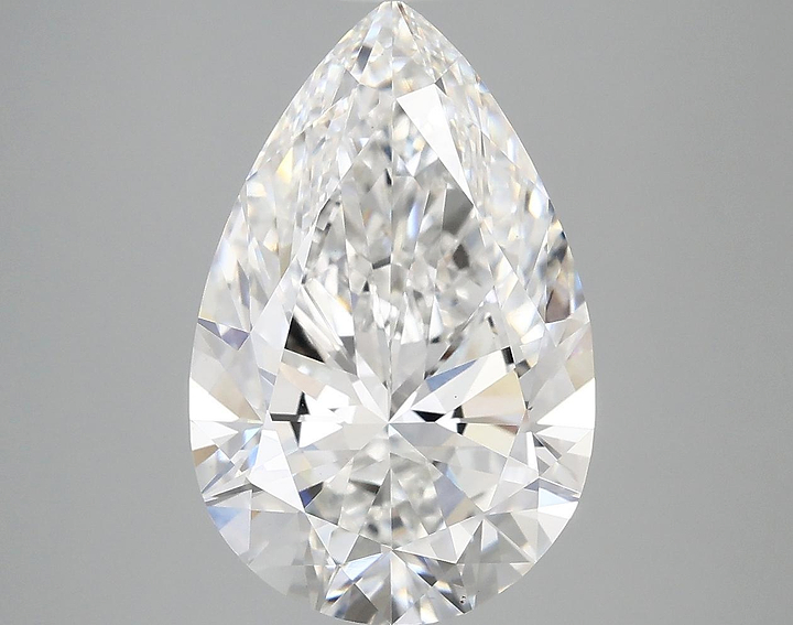 4.98 Carat Pear Shaped Ideal Cut VS1 IGI Certified Lab Grown Diamond