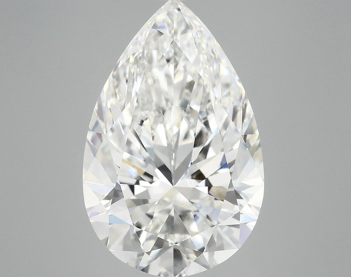7.19 Carat Pear Shaped Ideal Cut VVS2 IGI Certified Lab Grown Diamond
