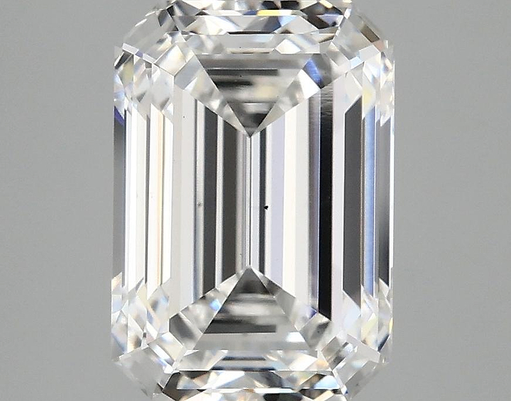 3.5 Carat Emerald Shaped Ideal Cut VS2 IGI Certified Lab Grown Diamond