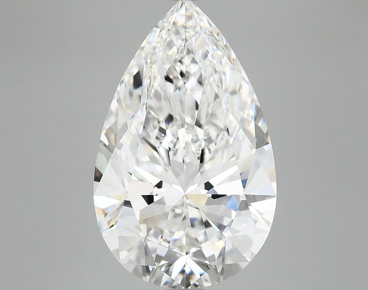 6.8 Carat Pear Shaped Ideal Cut VVS2 IGI Certified Lab Grown Diamond