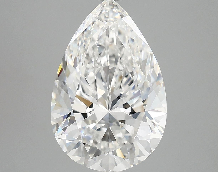 5.02 Carat Pear Shaped Excellent Cut VS1 IGI Certified Lab Grown Diamond