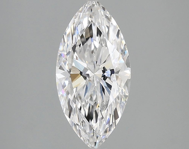 1.55 Carat Marquise Shaped Ideal Cut VVS2 IGI Certified Lab Grown Diamond