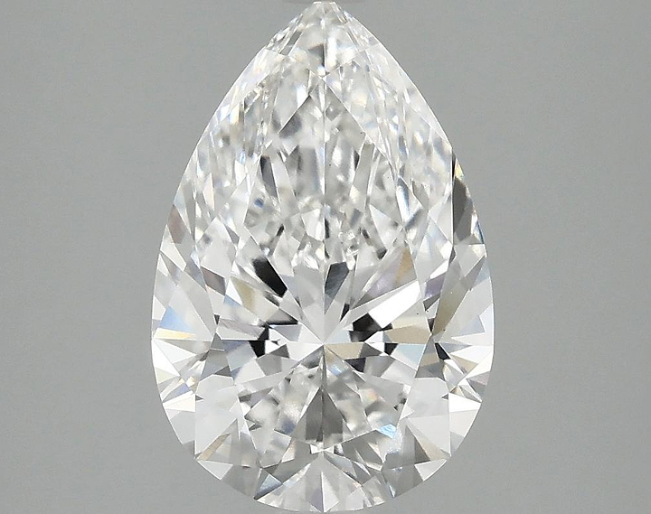 2.58 Carat Pear Shaped Excellent Cut VS1 IGI Certified Lab Grown Diamond
