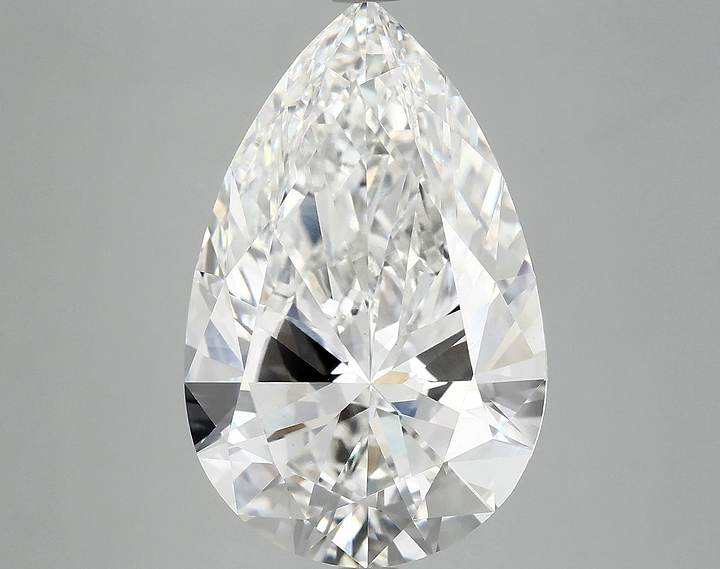 7.07 Carat Pear Shaped Ideal Cut VVS2 IGI Certified Lab Grown Diamond