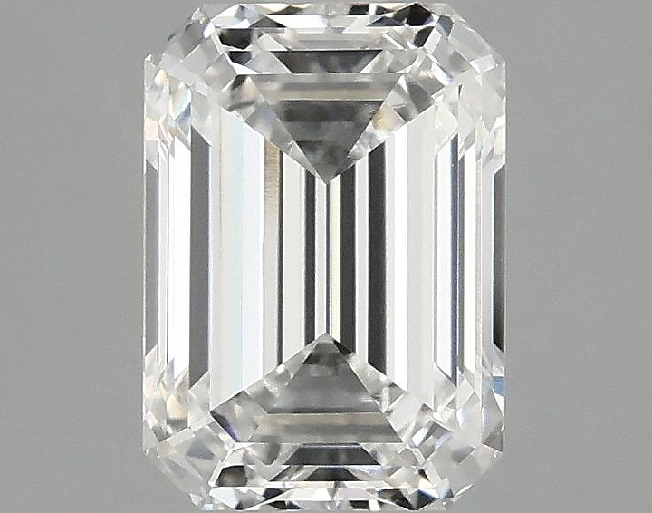 2.07 Carat Emerald Shaped Ideal Cut VVS2 IGI Certified Lab Grown Diamond