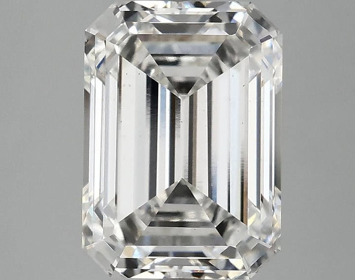 3.51 Carat Emerald Shaped Ideal Cut VS2 IGI Certified Lab Grown Diamond