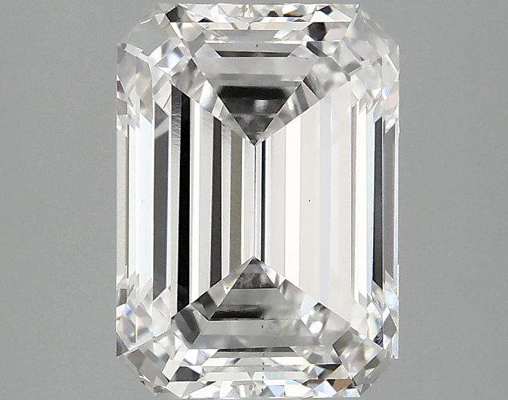 2.57 Carat Emerald Shaped Ideal Cut VS1 IGI Certified Lab Grown Diamond