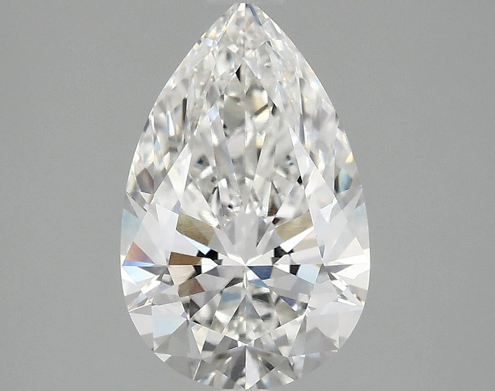 2.0 Carat Pear Shaped Ideal Cut VVS2 IGI Certified Lab Grown Diamond