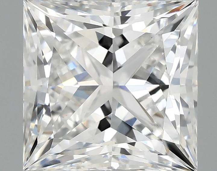 2.03 Carat Princess Shaped Ideal Cut VS1 IGI Certified Lab Grown Diamond
