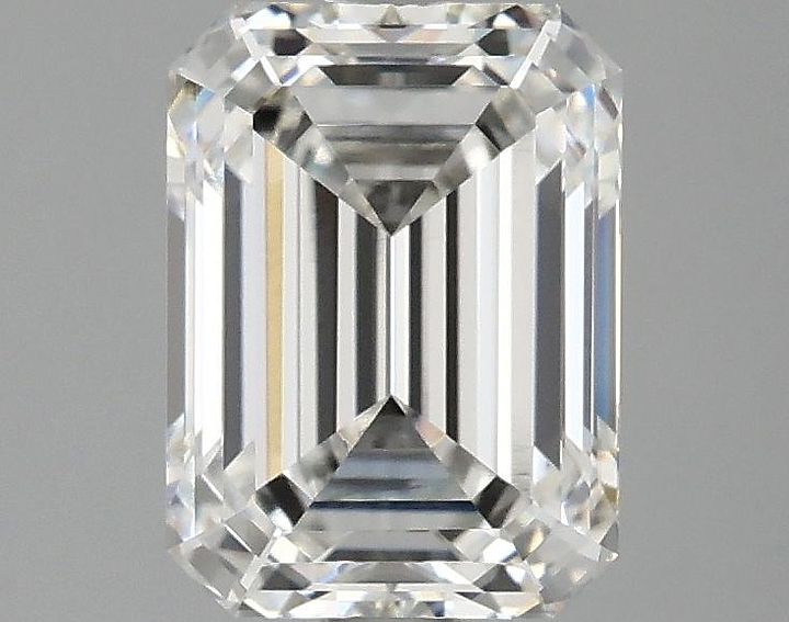 2.1 Carat Emerald Shaped Excellent Cut VVS1 IGI Certified Lab Grown Diamond