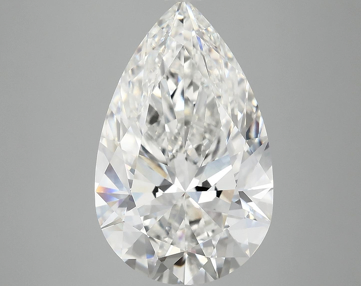 7.04 Carat Pear Shaped Ideal Cut VVS2 IGI Certified Lab Grown Diamond