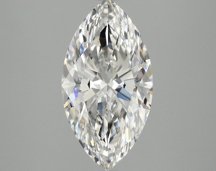 2.56 Carat Marquise Shaped Excellent Cut VS2 IGI Certified Lab Grown Diamond