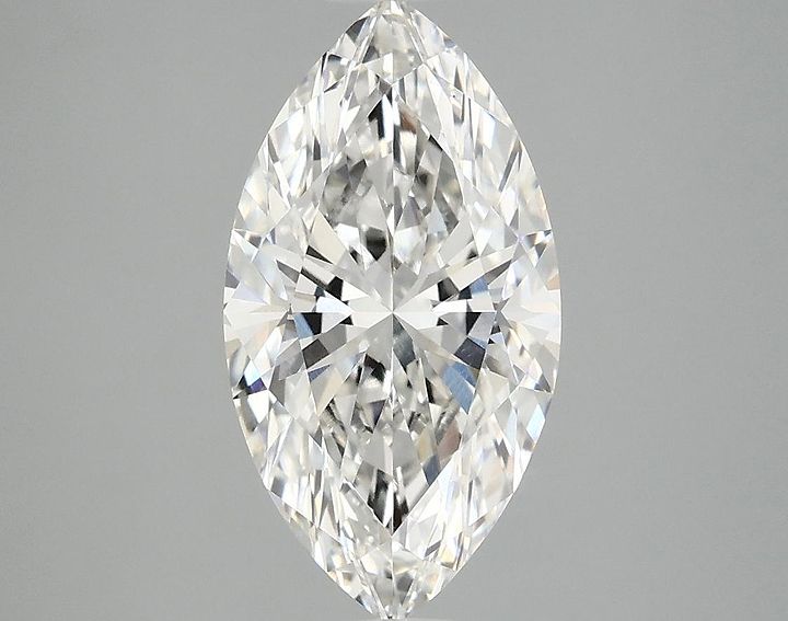 2.52 Carat Marquise Shaped Excellent Cut VVS2 IGI Certified Lab Grown Diamond