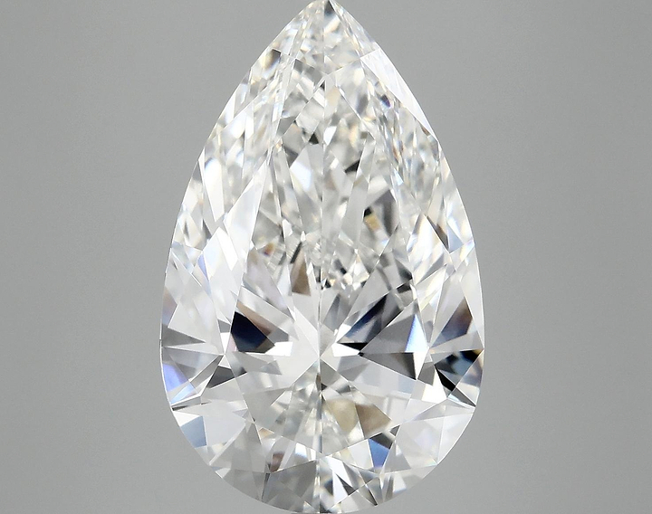 7.28 Carat Pear Shaped Ideal Cut VVS2 IGI Certified Lab Grown Diamond