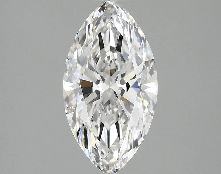 1.54 Carat Marquise Shaped Excellent Cut VVS2 IGI Certified Lab Grown Diamond