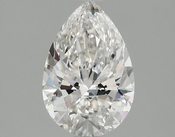 1.58 Carat Pear Shaped Excellent Cut VVS2 IGI Certified Lab Grown Diamond