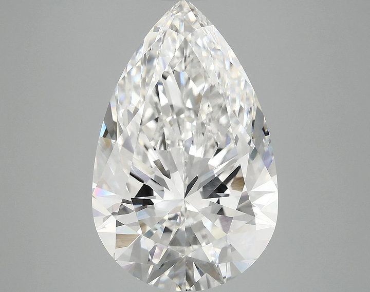 5.99 Carat Pear Shaped Ideal Cut VVS2 IGI Certified Lab Grown Diamond