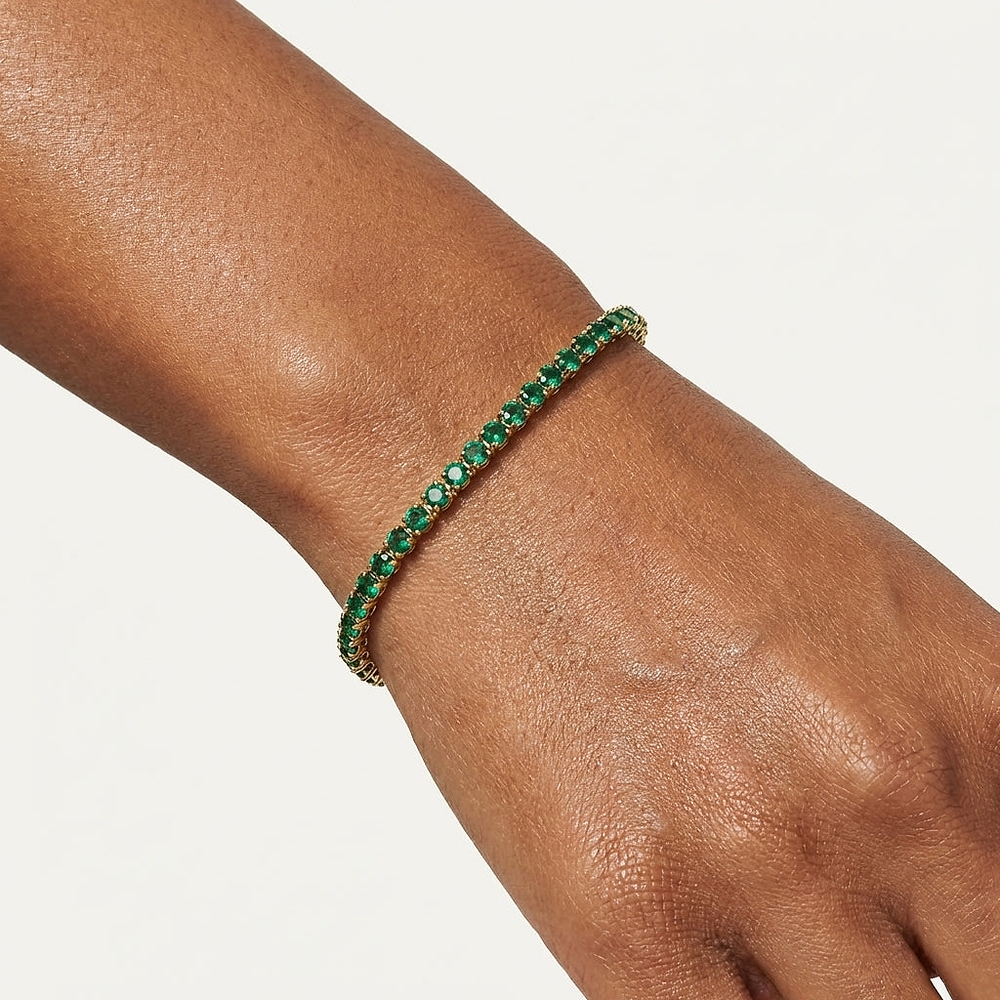 _roll_image@SKU:B2412-EMDR03000004Y #metal_silver-with-gold-vermeil+origin_lab-grown+bracelet-length-inches_7