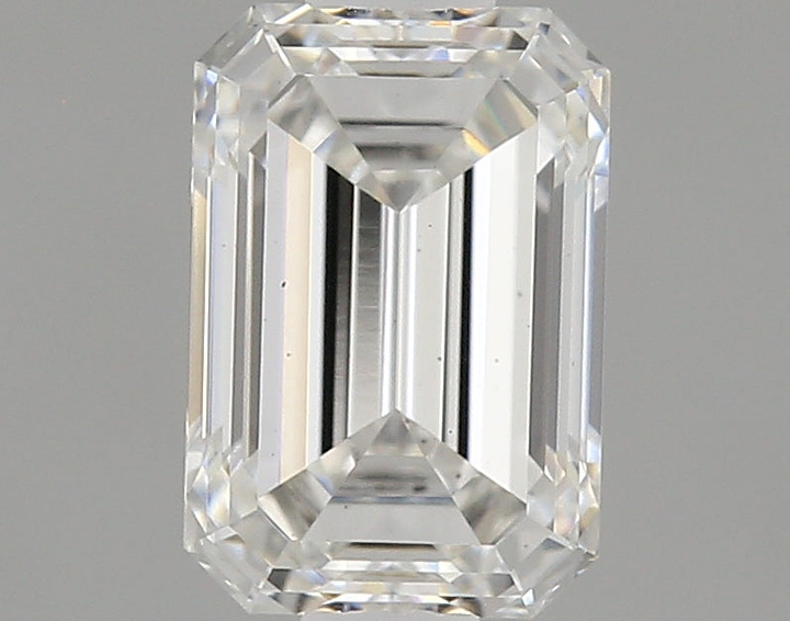 0.82 Carat Emerald Shaped Ideal Cut VS2 IGI Certified Lab Grown Diamond