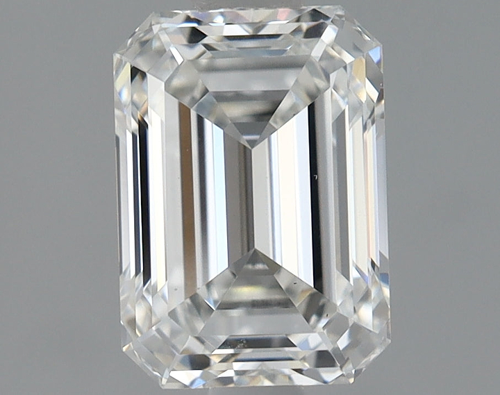 1.35 Carat Emerald Shaped Ideal Cut VS1 IGI Certified Lab Grown Diamond