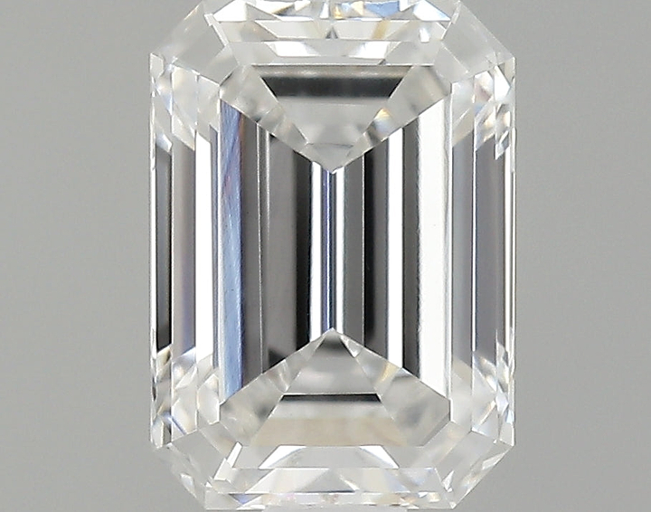 0.85 Carat Emerald Shaped Very Good Cut VVS2 IGI Certified Lab Grown Diamond