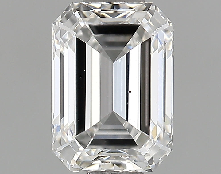 0.84 Carat Emerald Shaped Ideal Cut VS2 IGI Certified Lab Grown Diamond