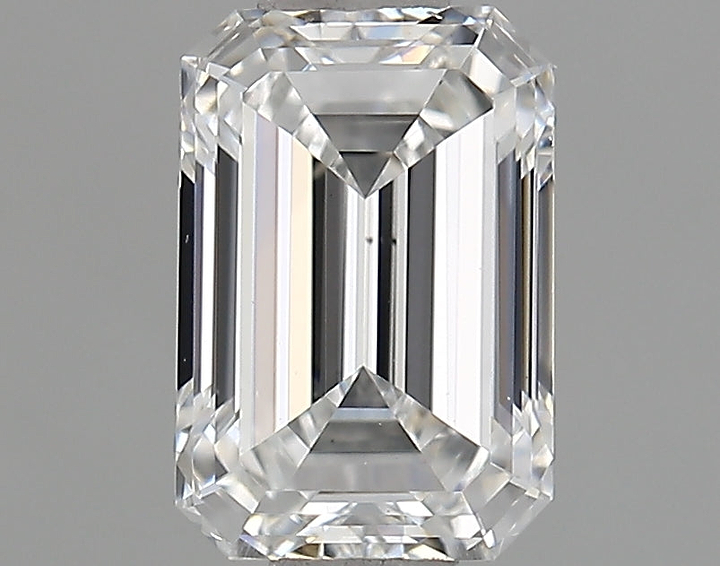 0.82 Carat Emerald Shaped Ideal Cut VS1 IGI Certified Lab Grown Diamond