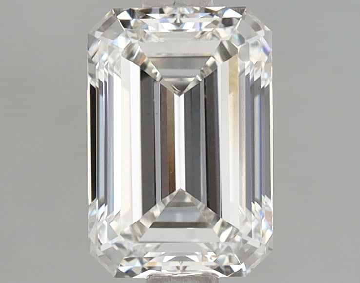 1.33 Carat Emerald Shaped Ideal Cut VVS2 IGI Certified Lab Grown Diamond