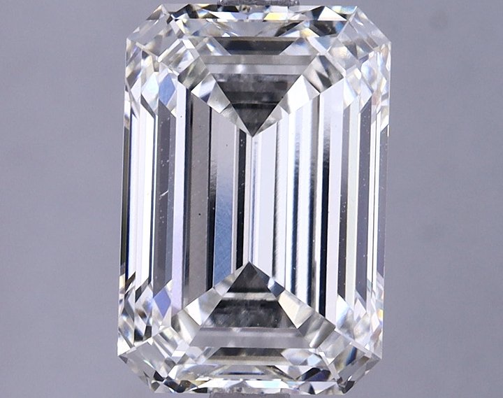 3.77 Carat Emerald Shaped Ideal Cut VS1 IGI Certified Lab Grown Diamond