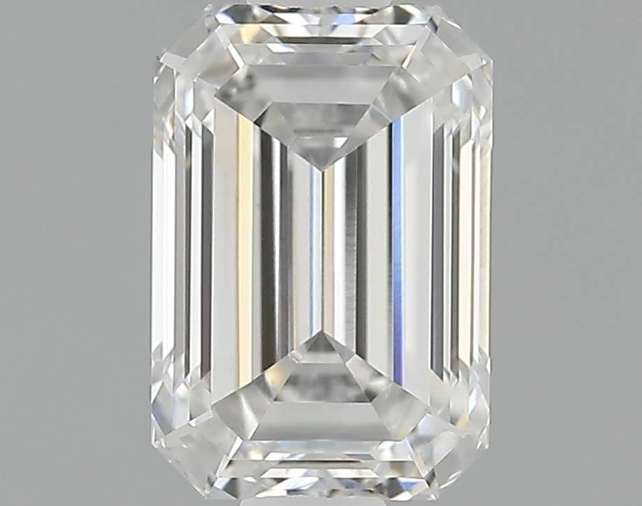 0.8 Carat Emerald Shaped Ideal Cut VVS2 IGI Certified Lab Grown Diamond