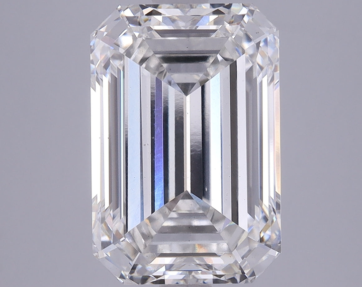 5.8 Carat Emerald Shaped Ideal Cut VS1 IGI Certified Lab Grown Diamond