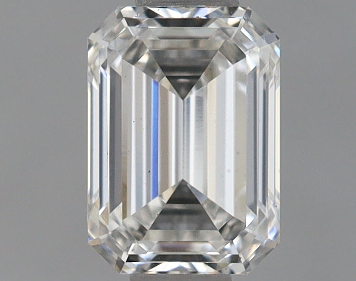 0.71 Carat Emerald Shaped Ideal Cut VS1 IGI Certified Lab Grown Diamond