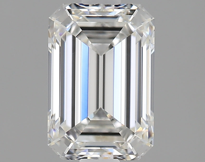 1.35 Carat Emerald Shaped Ideal Cut VVS2 IGI Certified Lab Grown Diamond