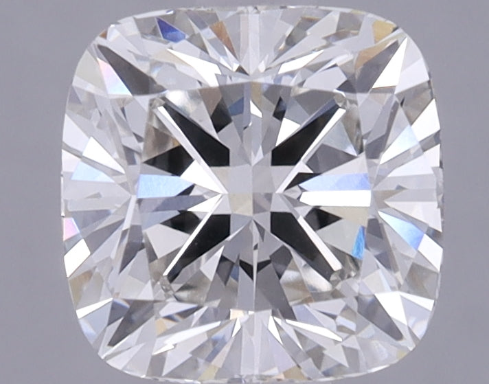 1.61 Carat Cushion Shaped Ideal Cut VVS2 IGI Certified Lab Grown Diamond