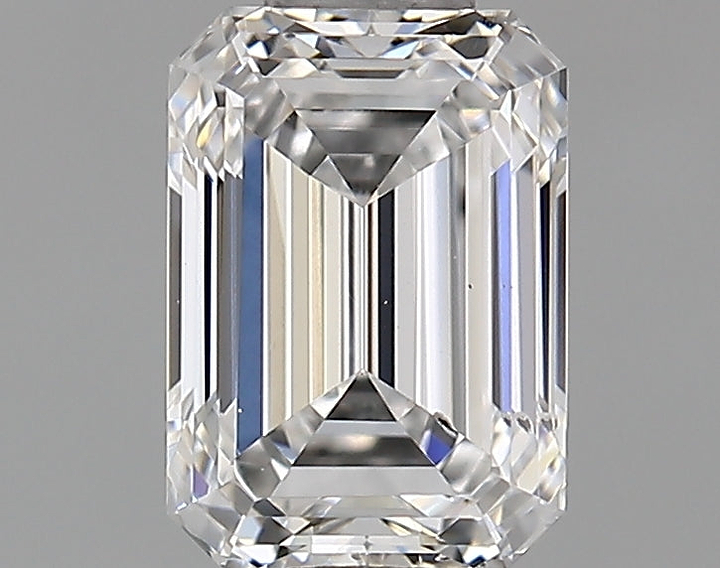 0.71 Carat Emerald Shaped Ideal Cut VS2 IGI Certified Lab Grown Diamond