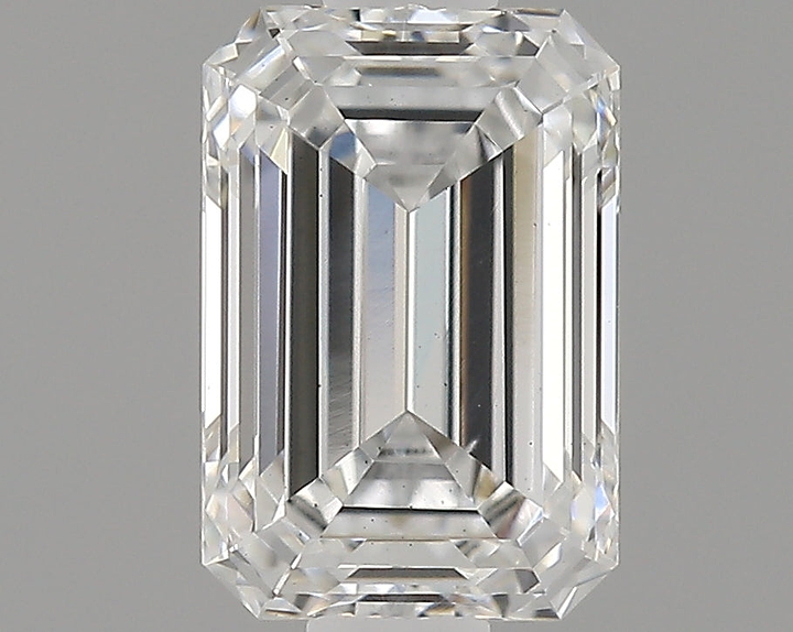0.88 Carat Emerald Shaped Ideal Cut VS1 IGI Certified Lab Grown Diamond