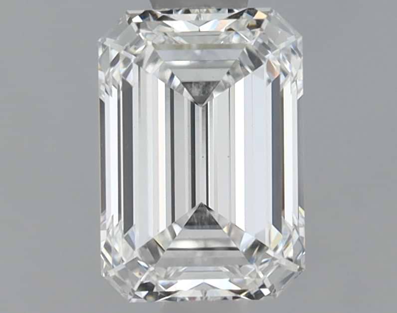 0.94 Carat Emerald Shaped Ideal Cut VVS2 IGI Certified Lab Grown Diamond
