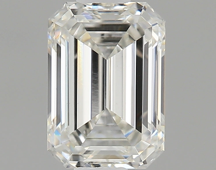 0.73 Carat Emerald Shaped Ideal Cut VVS2 IGI Certified Lab Grown Diamond