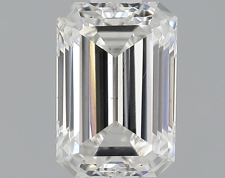 0.86 Carat Emerald Shaped Very Good Cut VS2 IGI Certified Lab Grown Diamond